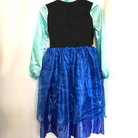 Princess Anna Frozen Disney Store Dress Up Costume Size 10 - Picture 3 of 10